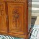 Art Deco buffet in walnut and marble