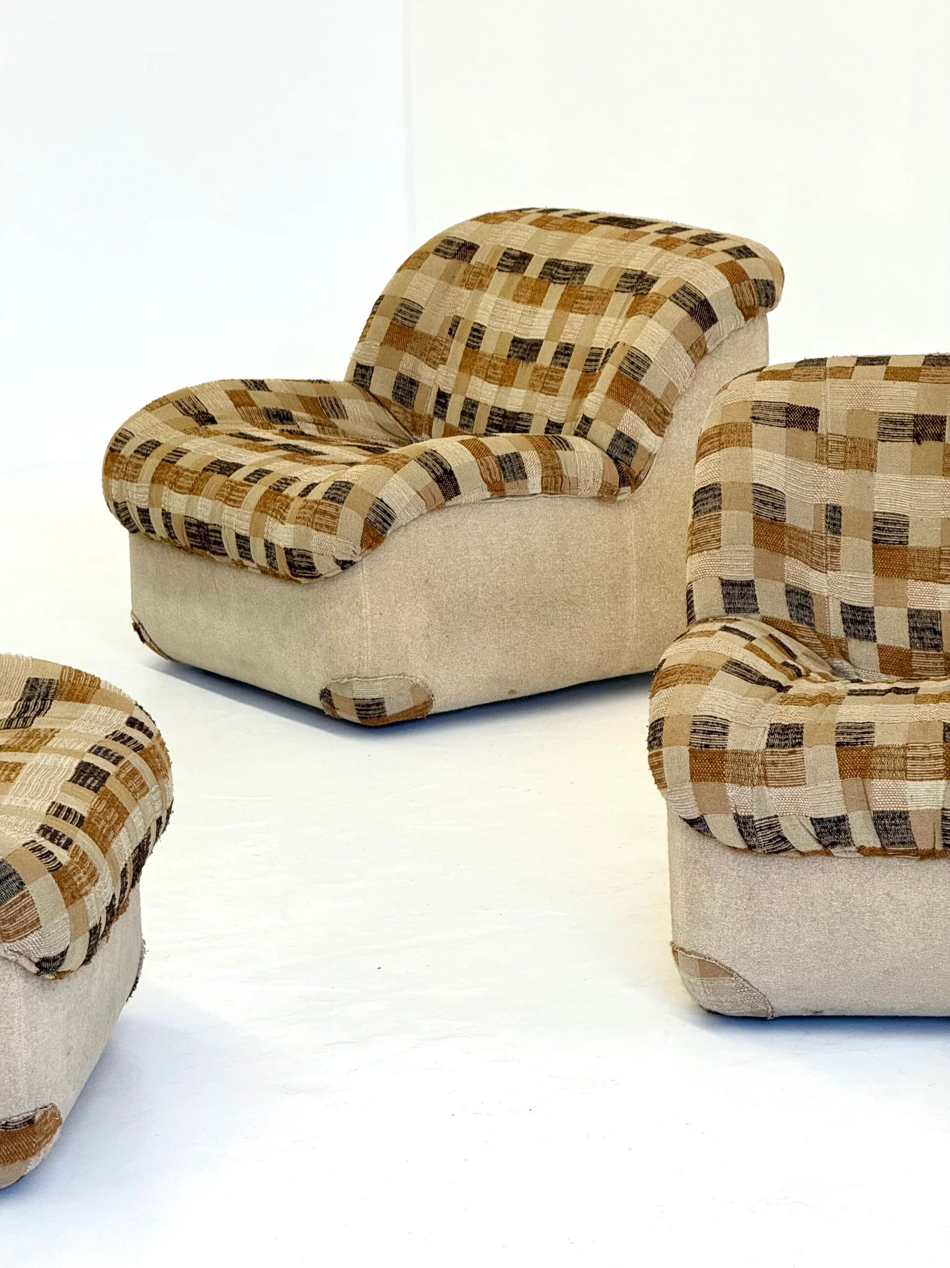 Fauteuils vintage Caprice par Henning Korch pour Swan