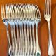 Christofle crossed ribbons, 73-piece cutlery set in new condition.