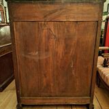 Meuble de métier écritoire en noyer XIXème