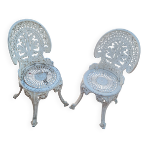 paire chaises jardin - style