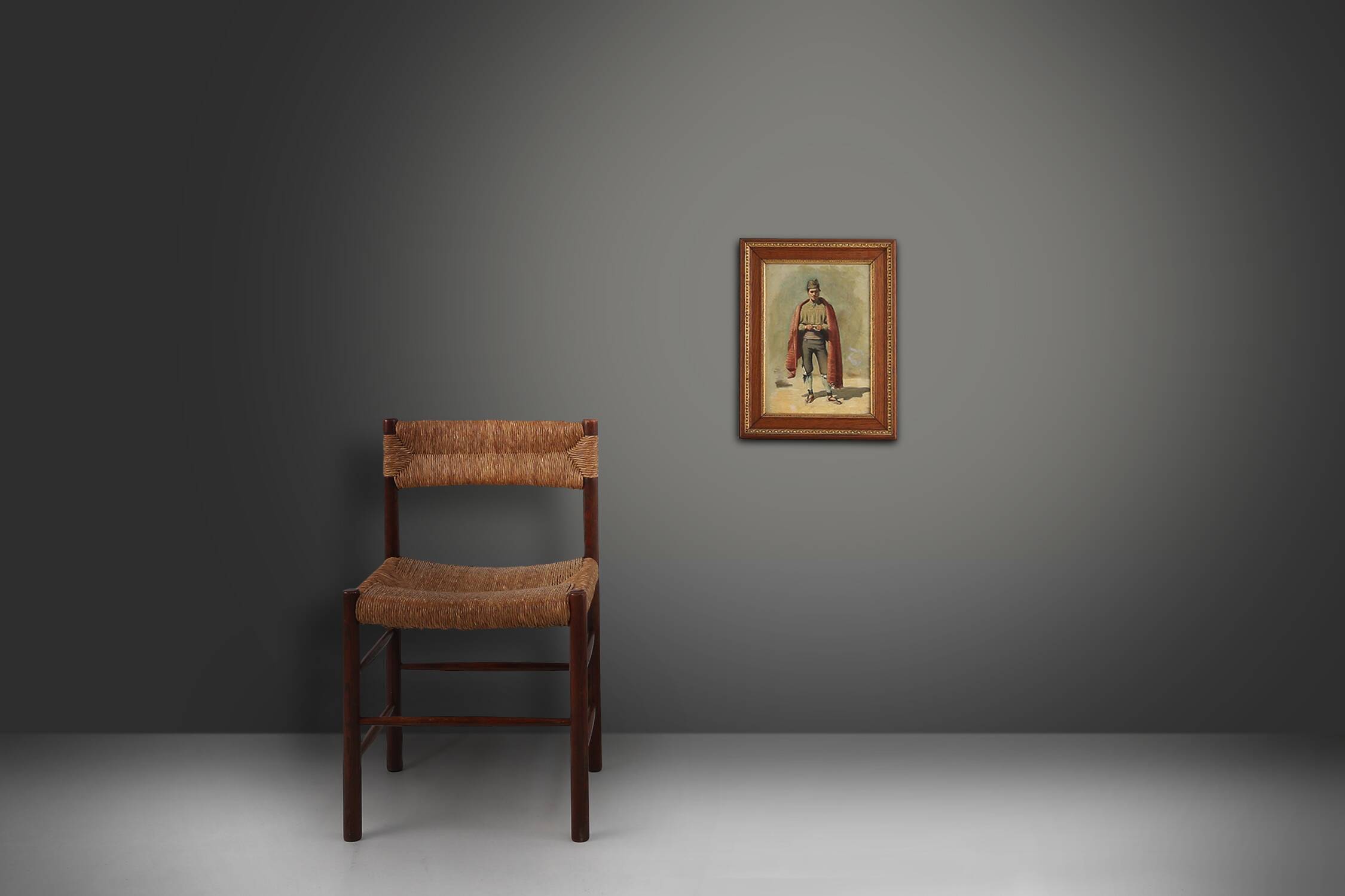 Peinture d'un homme vers 1850