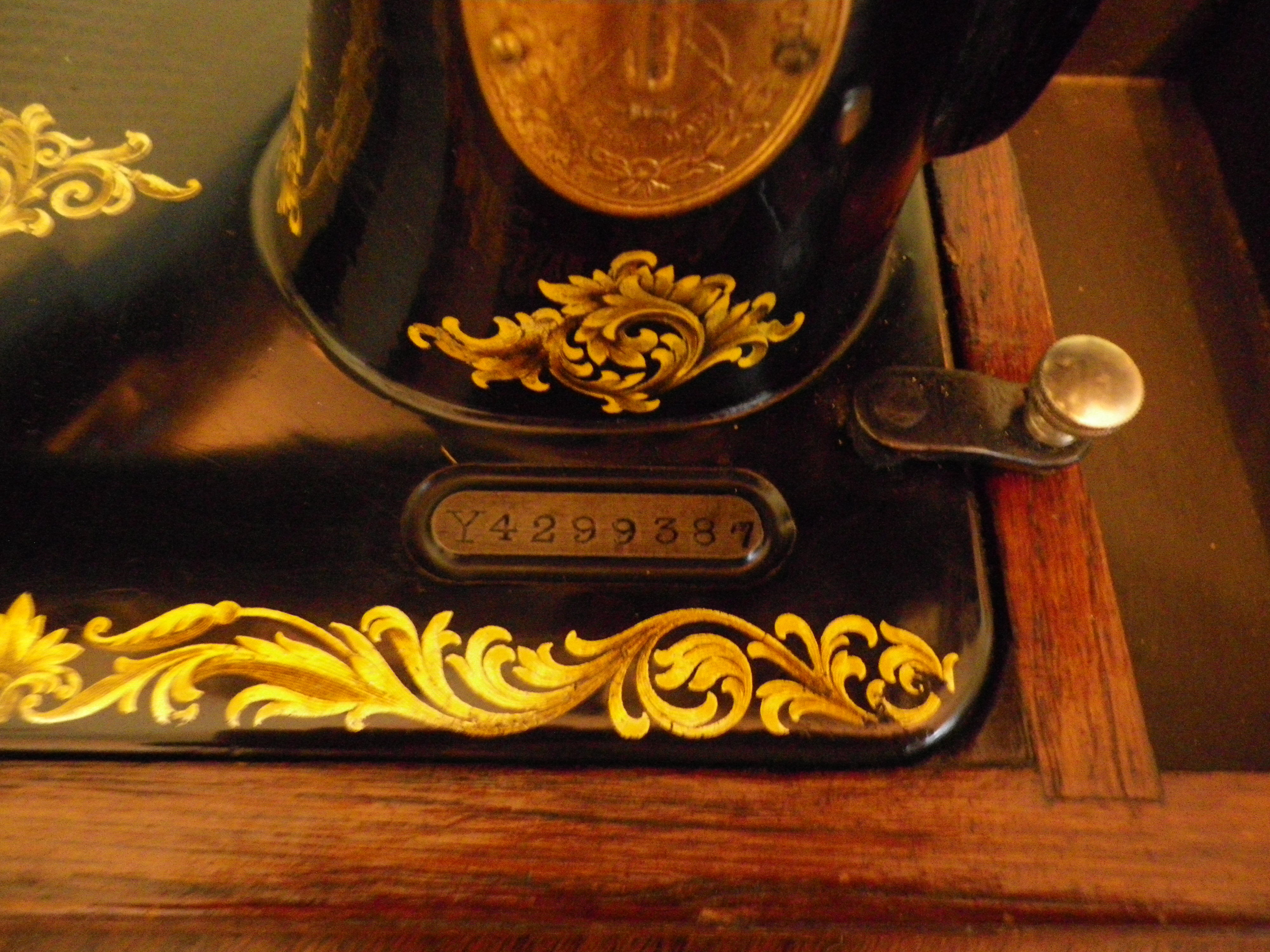 Singer sewing machine, portable, manual - Years 1926/1927