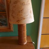 Tiki type bamboo lamp