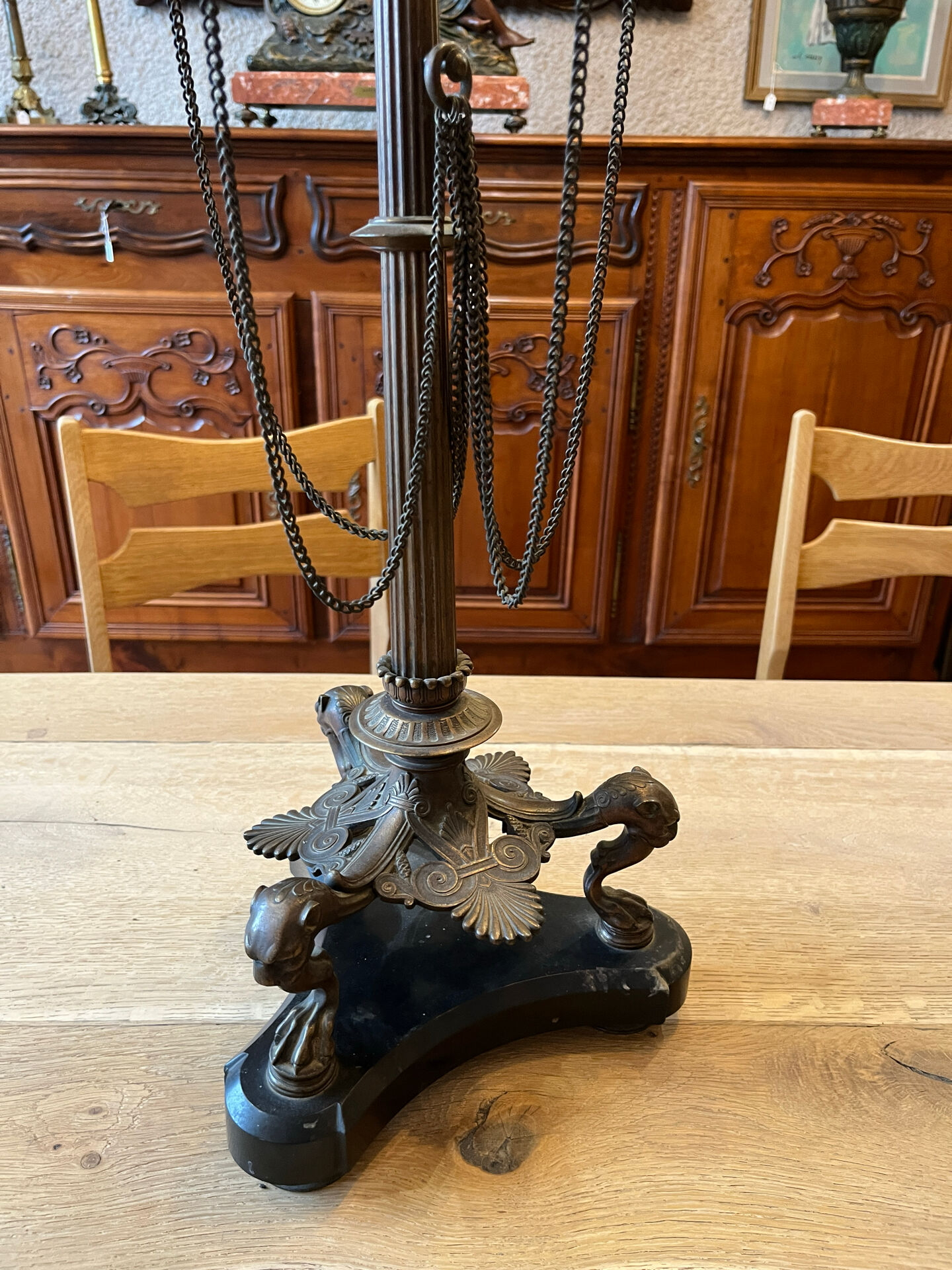 Pair of bronze candelabra Napoleon III