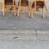 Set of 3 vintage bistro chairs