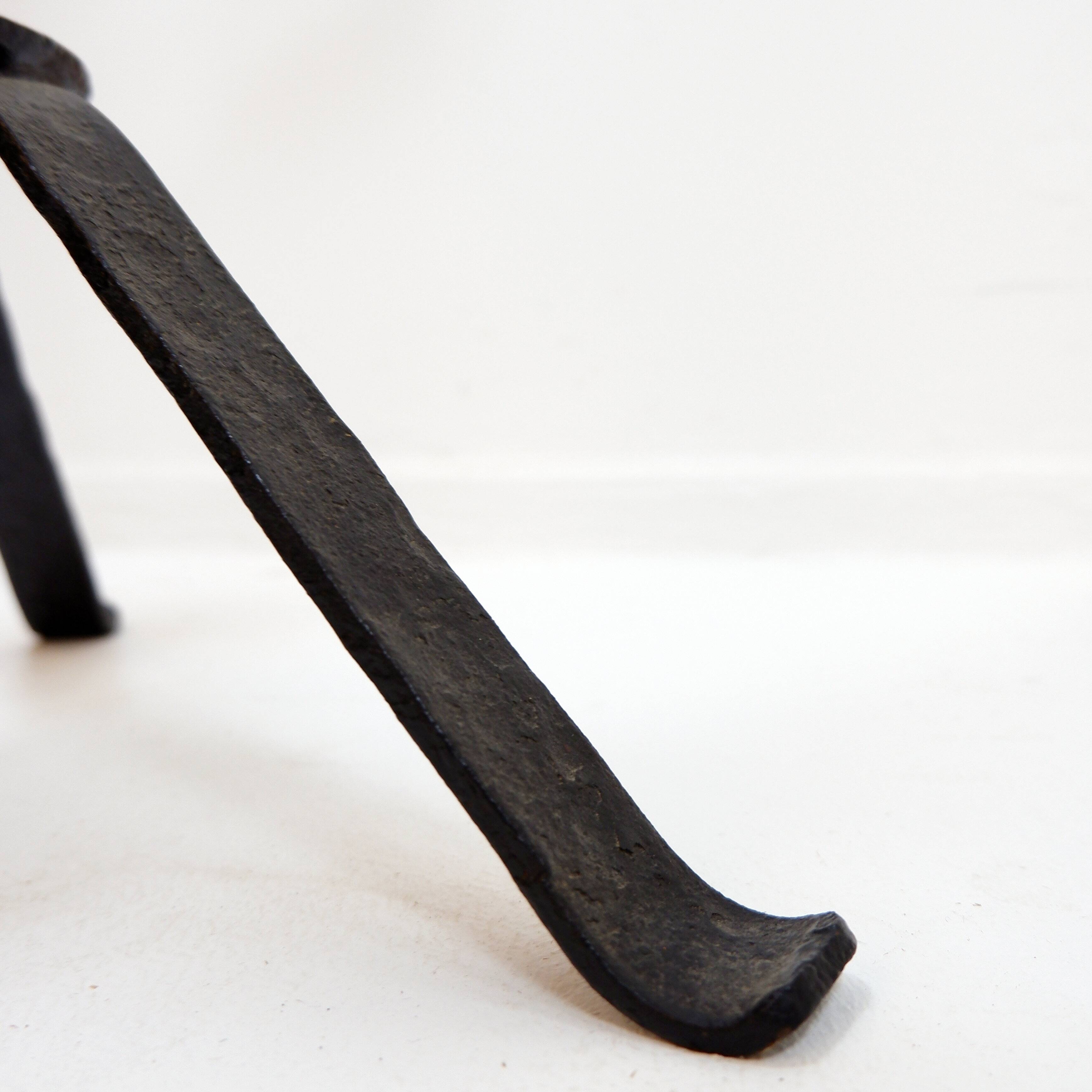 Wrought iron candle holder - France, 20th century