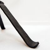 Wrought iron candle holder - France, 20th century