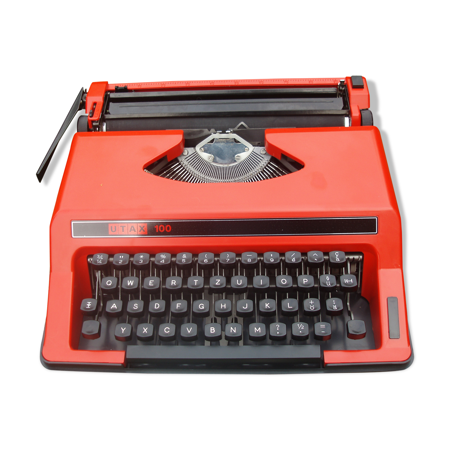 Machine a écrire rouge utax