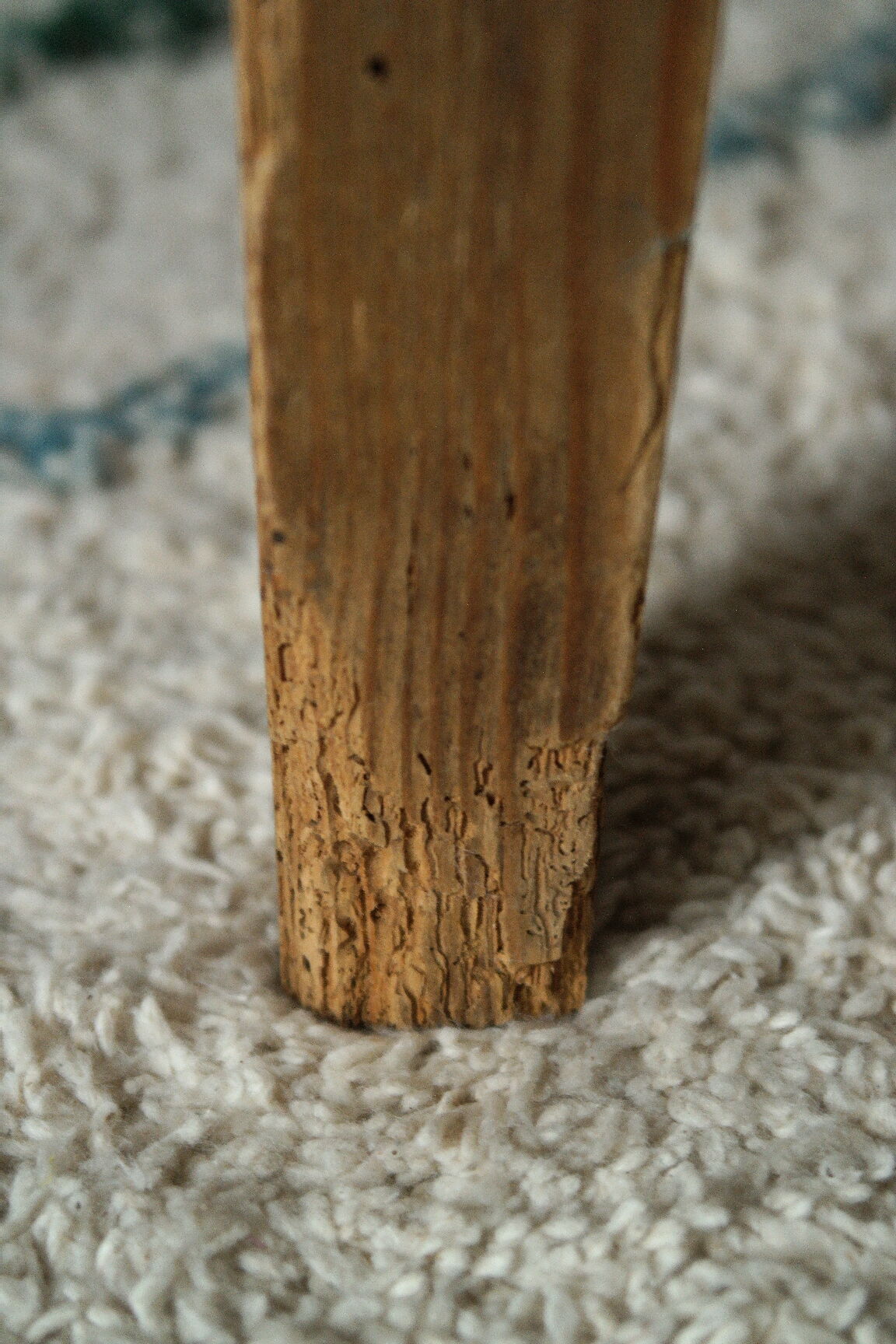 Farmhouse side table in old wood