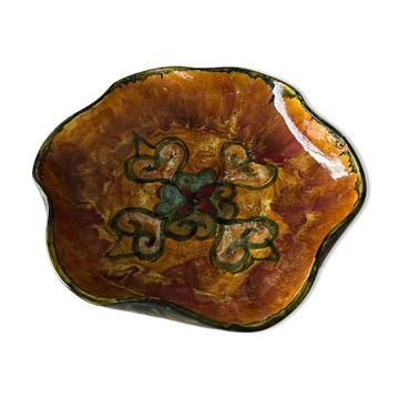 Coupe, plat en céramique Yvon Roy, années 60