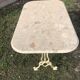 Marble bistro table