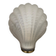 Wall lamp in frosted glass Art Deco 1950 scallop shell