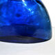 Vintage vase in cobalt blue blown glass 20 x 22 cm
