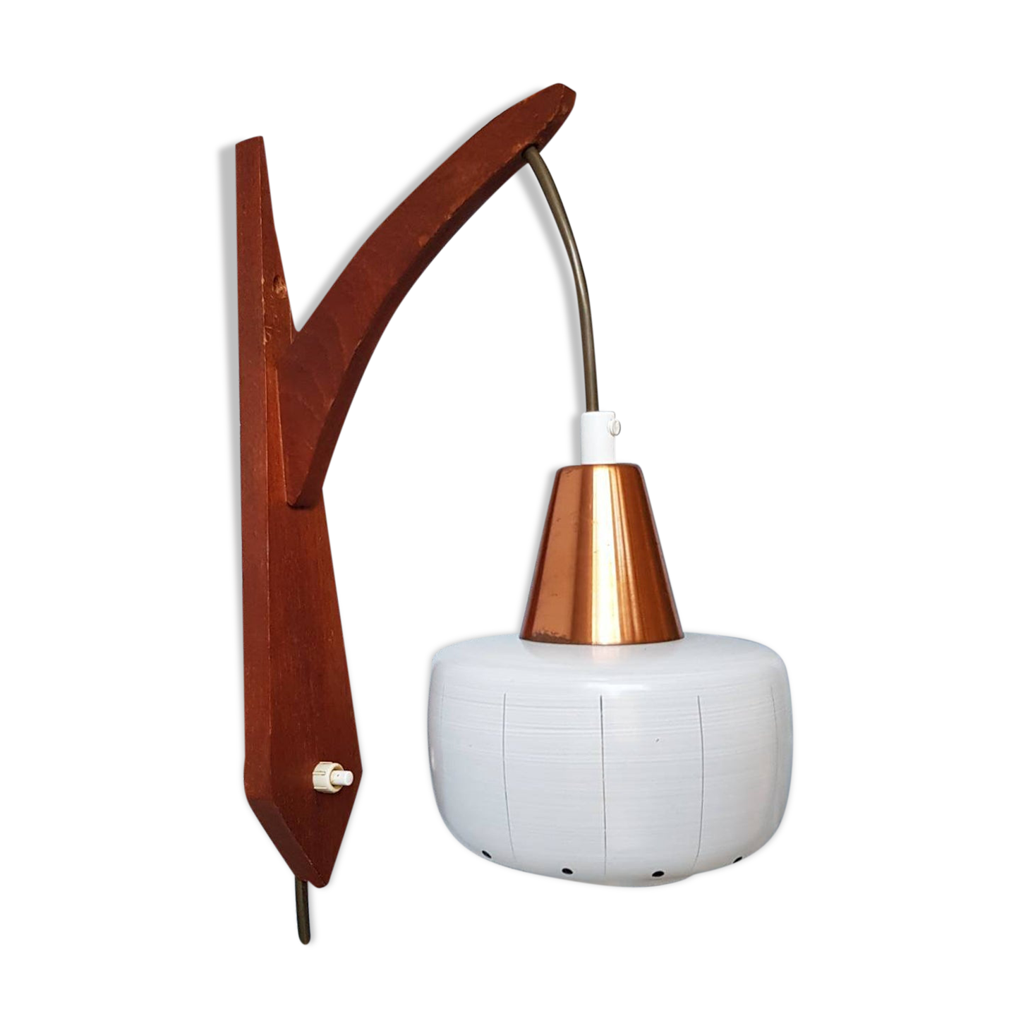 Glass and wood applique