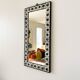 Ceramic and wrought iron mirror 1950