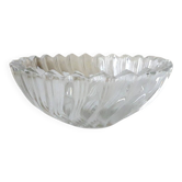 Glass salad bowl