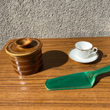 Water butter dish Stoneware Berry pottery vintage 60s