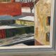 Swedish Oil on Panel“Landscape” by Bertil Lundqvist , Vintage & Framed