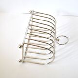 Vintage silver-plated toast rack with ball feet 1960 – Brunch Bistrot
