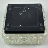 Limburg glass and metal ceiling light, Germany 1960