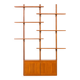 Scandinavian mid-century teak wall unit, 1970s