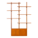 Scandinavian mid-century teak wall unit, 1970s
