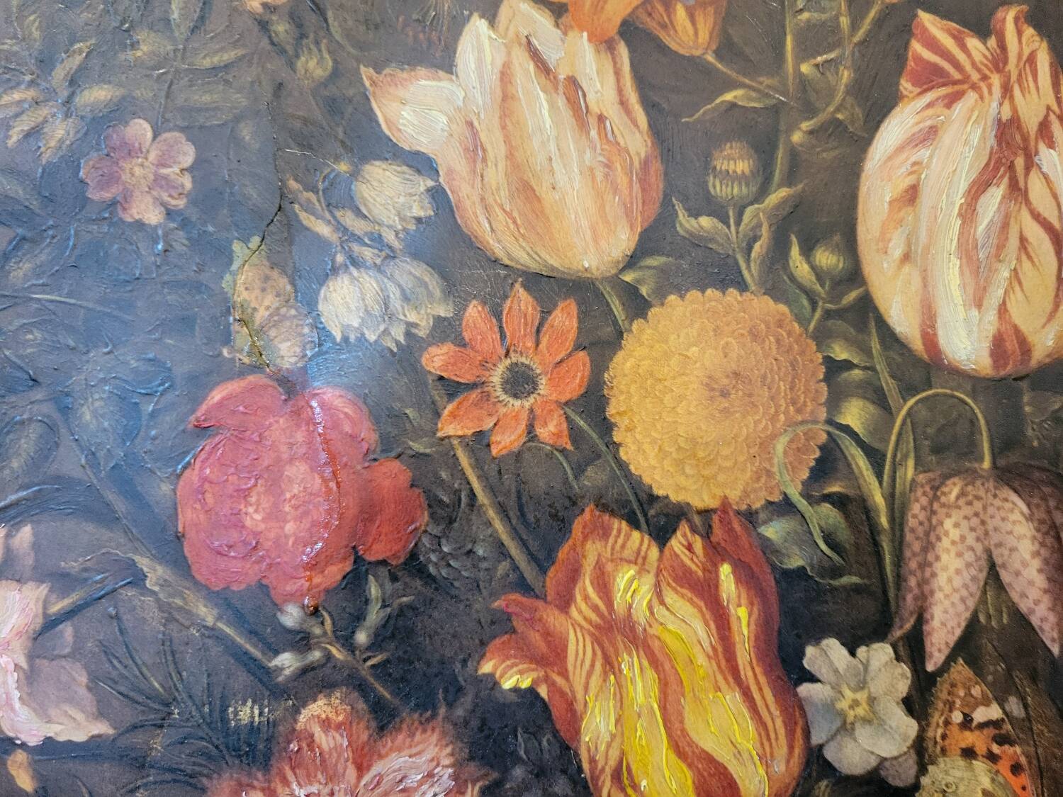 Still life Bouquet of flowers in oil