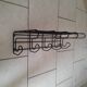 Vintage ikea tomado style wall coat rack metal
