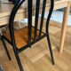 Pair of vintage metal bistro chairs