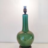 Green ceramic lamp foot