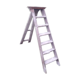 Artisan wooden ladder 6 steps