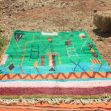 Handmade traditional carpet 250cm x 150cm Moroccan