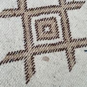 Handmade knotted Berber Moroccan wool rug 170x225cm
