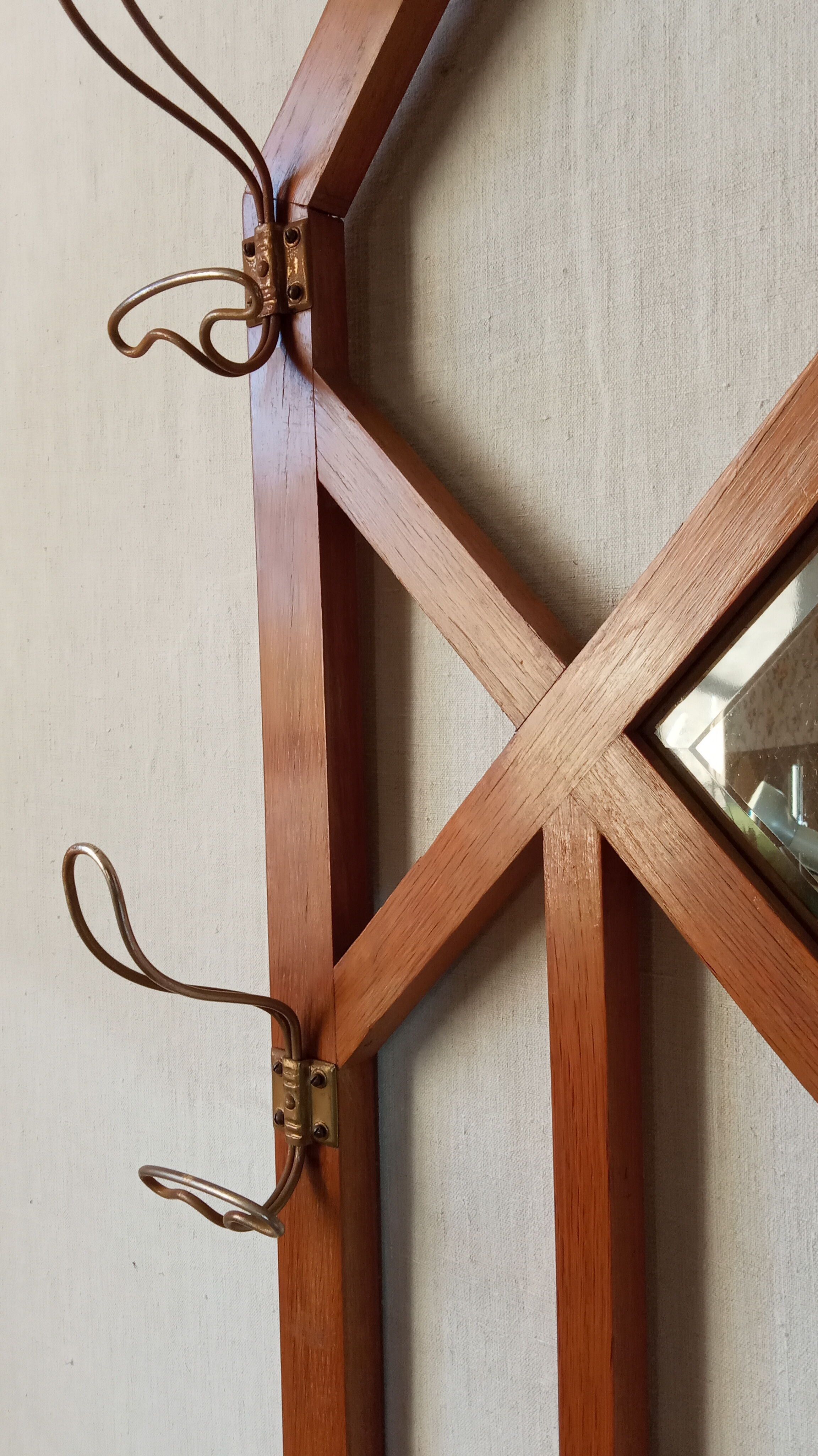 Oak coat rack, 1940