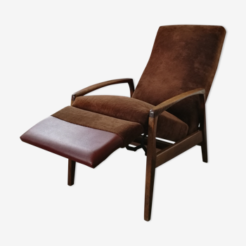 Fauteuil scandinave à système "relax"