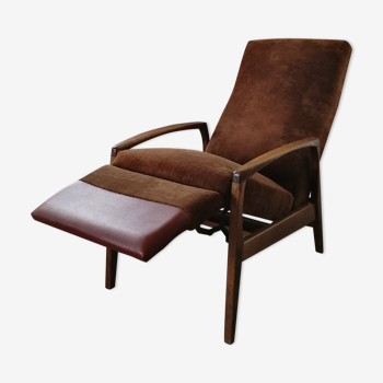 Scandinavian armchair with vintage "relax"