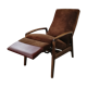 Fauteuil scandinave à système "relax"