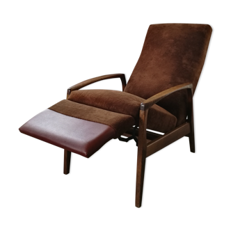 Scandinavian armchair with vintage "relax"