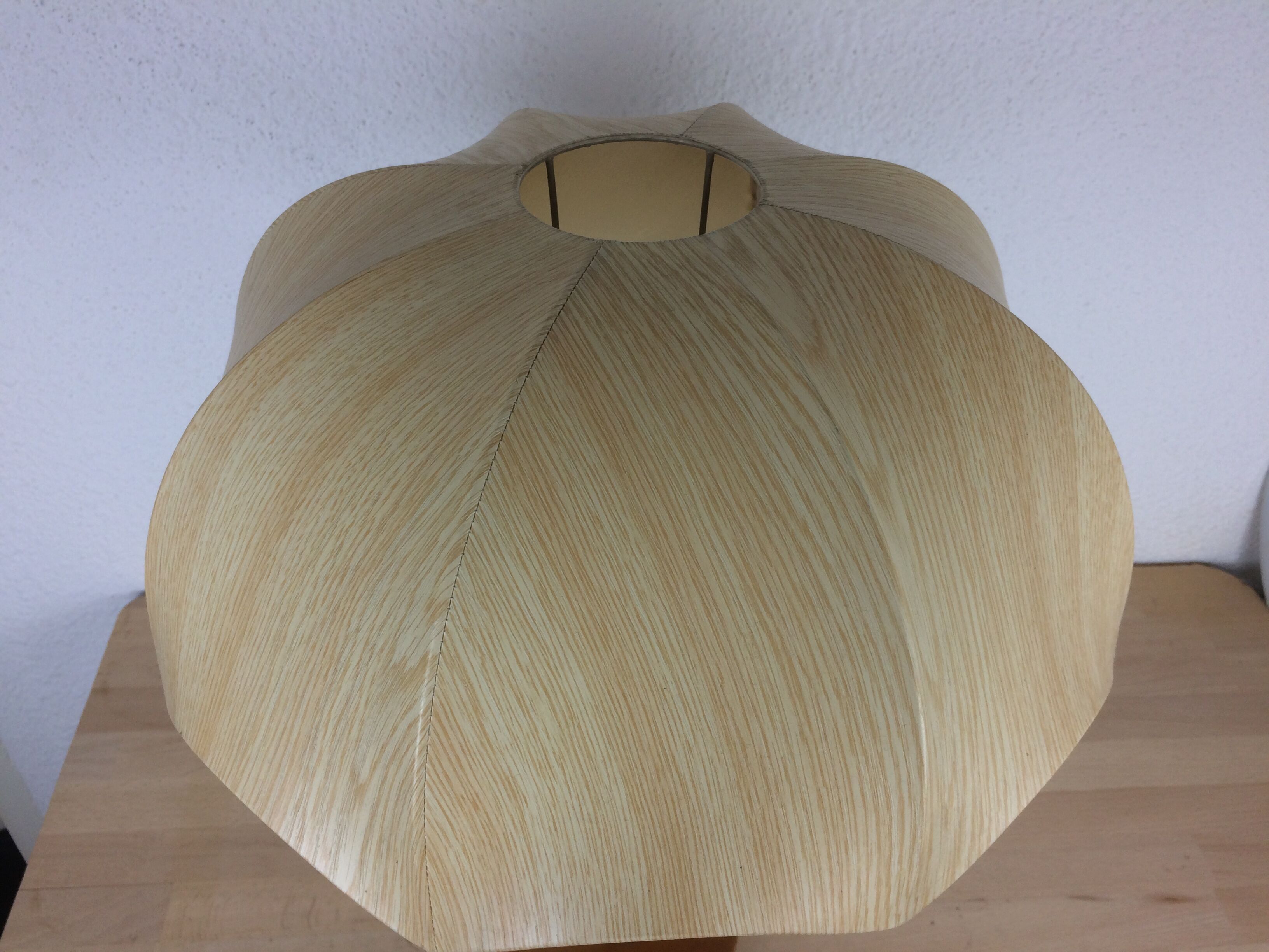 Bamboo effect wood lamp Jungle Chic style