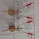 Pair wall lamps