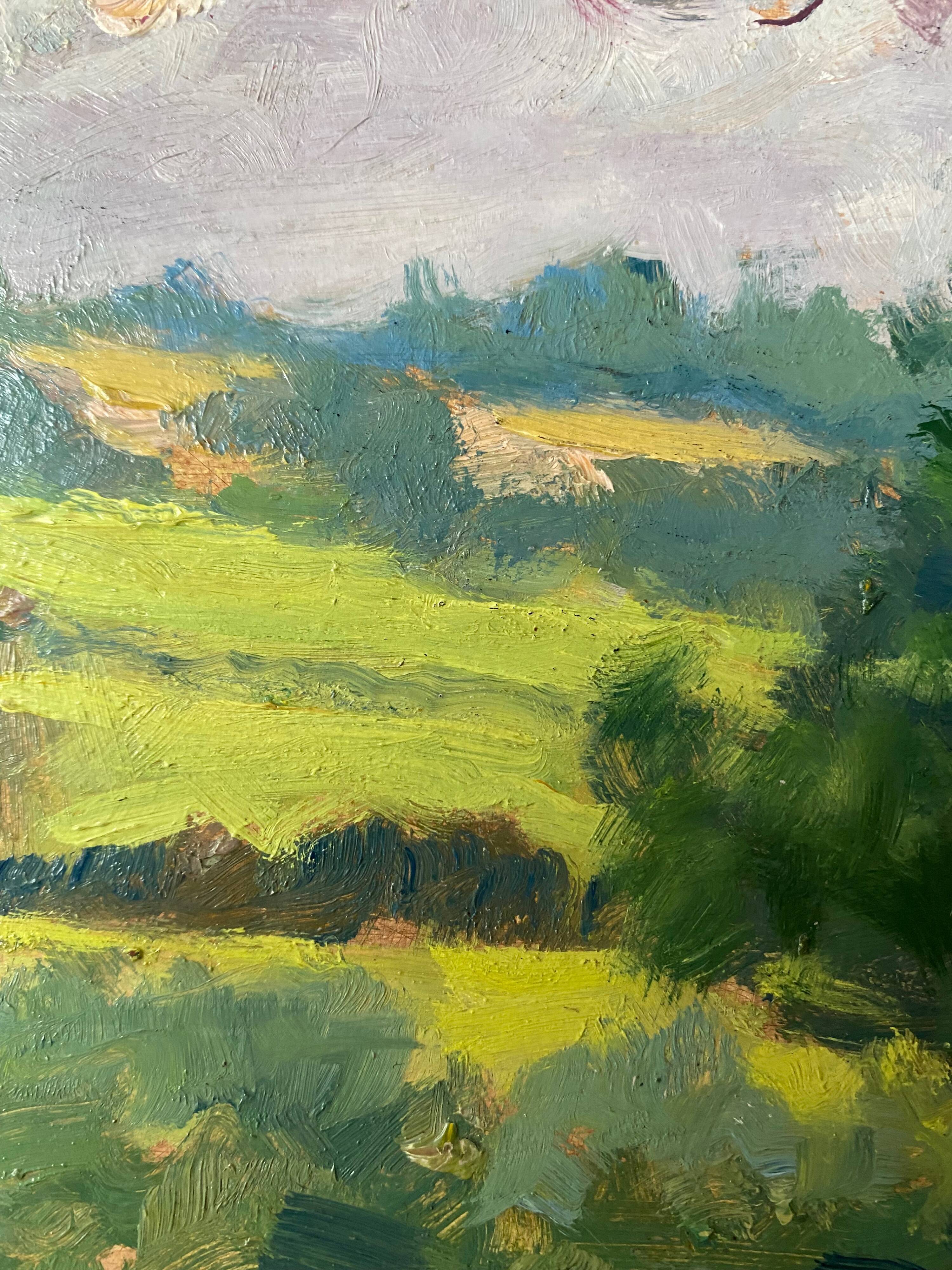 Painting "Quietude Ardennaise" Jules Mativa (XX°) HSC + frame Ardennes