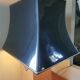Vintage straw marquetry lamp