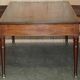 Bureau d'écriture géorgien irlandais antique restauré 1780 cuir