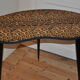 Table tripode forme haricot vintage