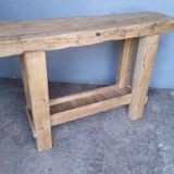 Brutalist console 120 cm solid wood