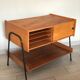 Meuble pied métal design vintage années 60