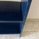 Vintage midnight blue bookcase shelf