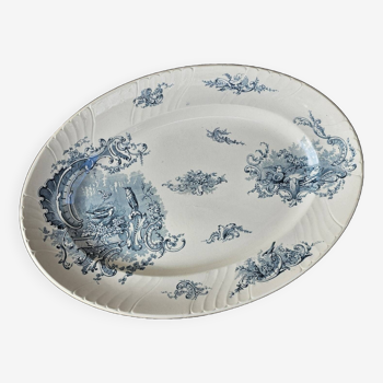 Lunéville Rocaille oval dish