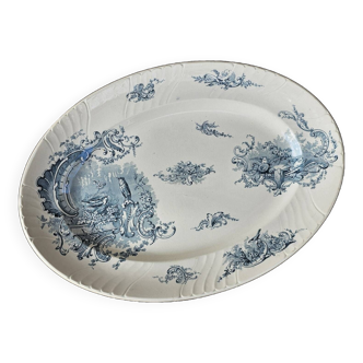 Lunéville Rocaille oval dish